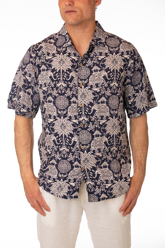 MAGLIA CAMICIA UOMO BLU MBWL MARISSANAVY TOOCO
